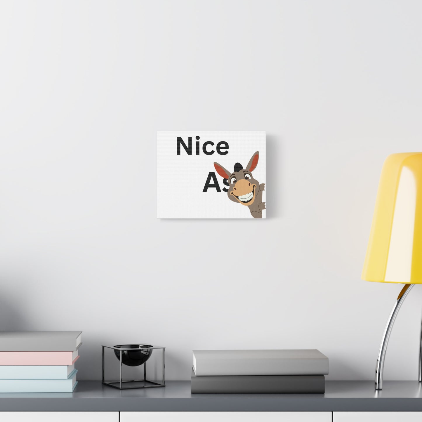 Funny bathroom Canvas Art Print