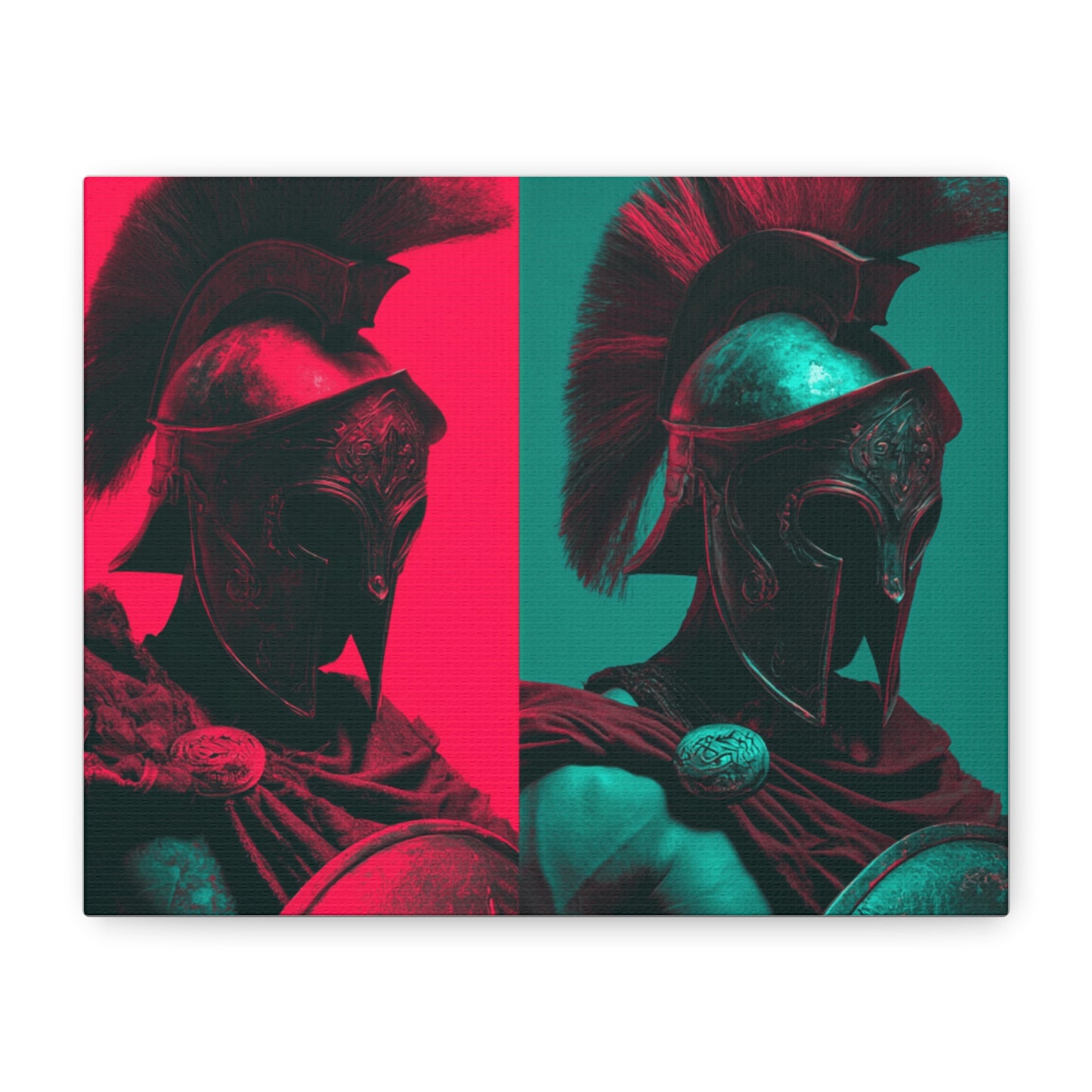 Spartan Warrior Canvas Wall Art