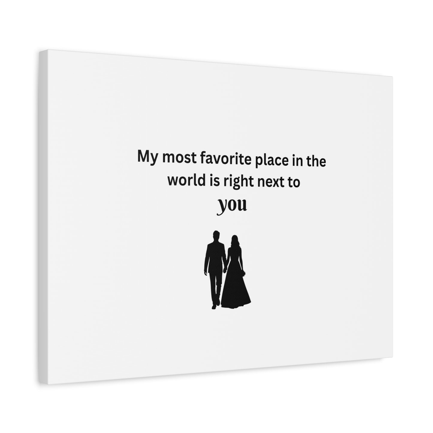 Romantic Wall Art, Perfect for Couples' Home Decor, Anniversary Gift, Relationship Gift, Love Quote Canvas