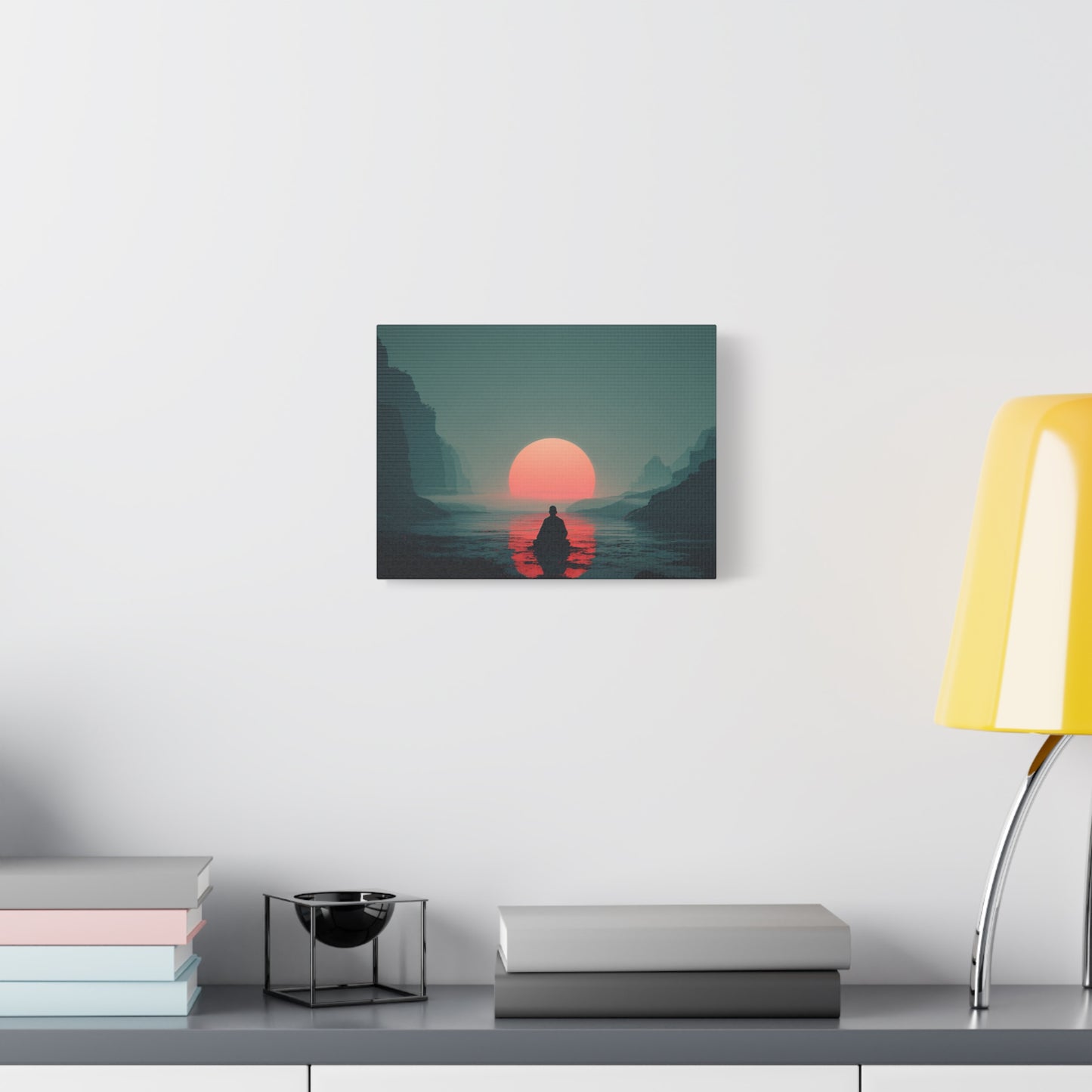 Serene Sunset Canvas Wall Art