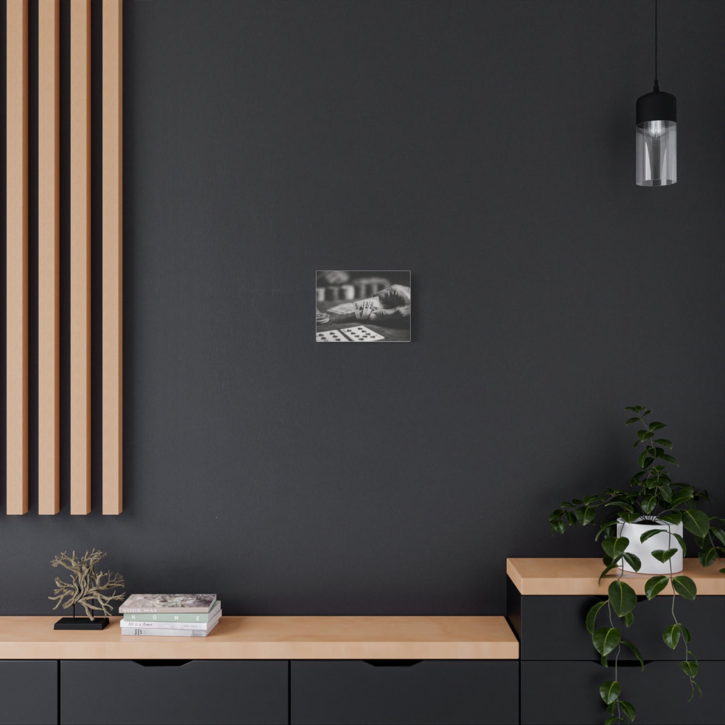 Poker Player Canvas Wall Art