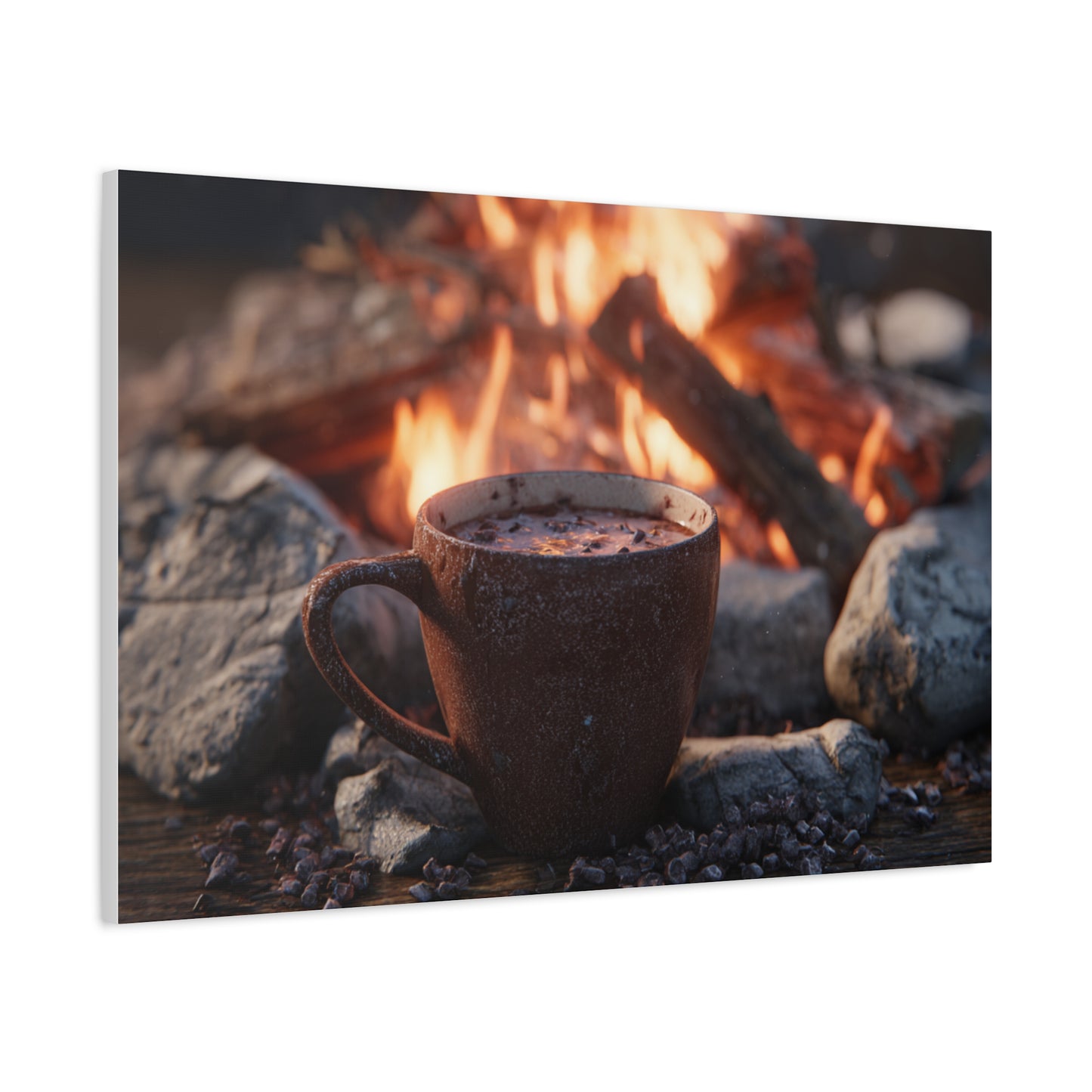 Cozy Campfire Canvas Print
