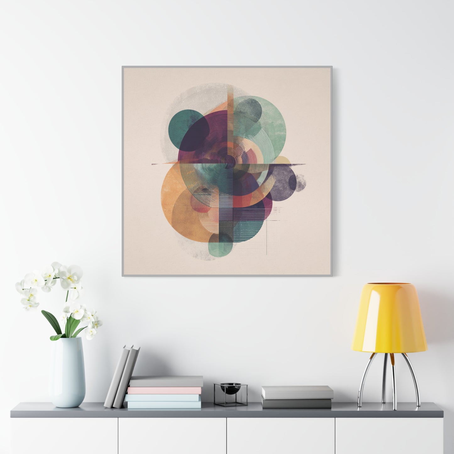 Abstract Geometric Wall Art Canvas