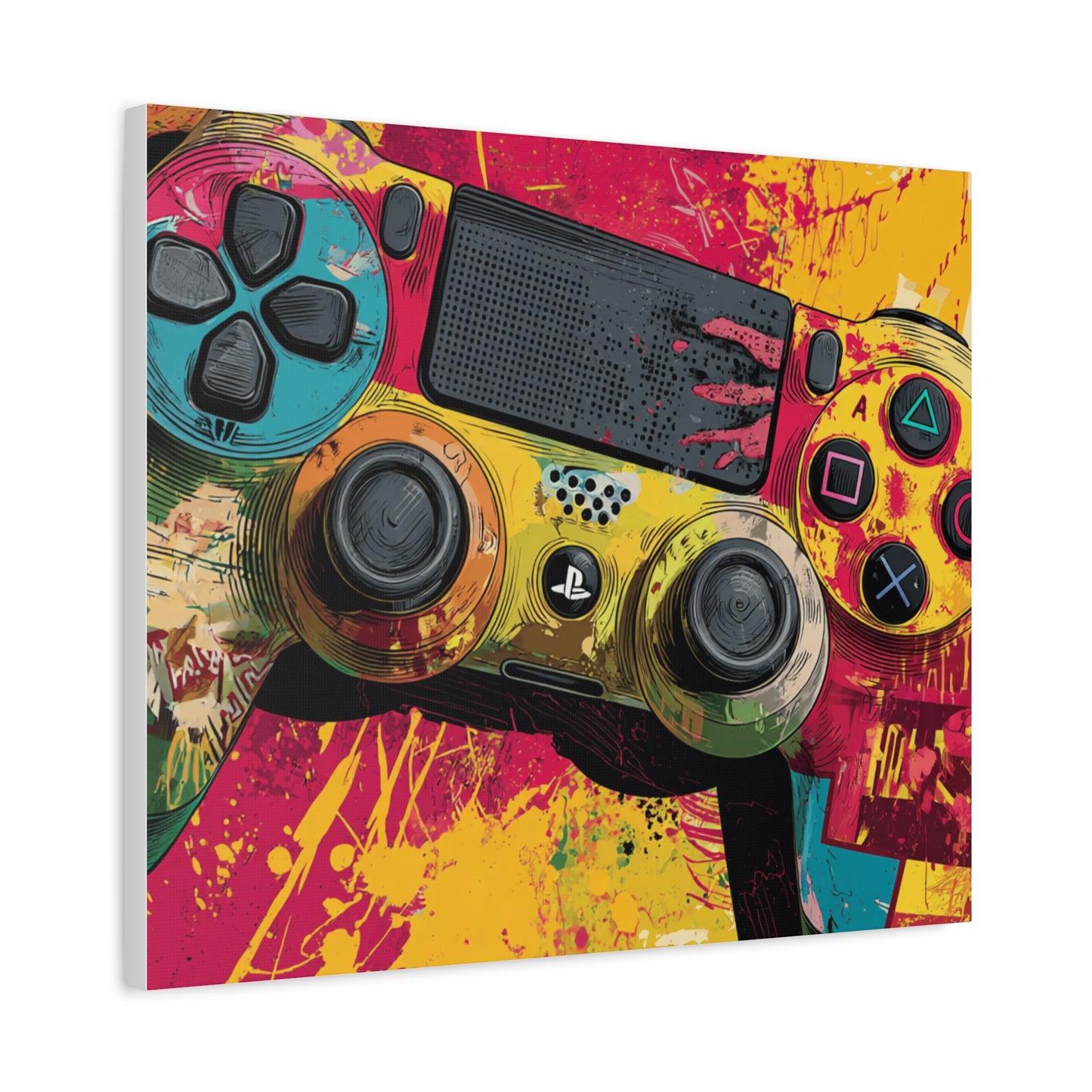 Colorful Gaming Canvas Wall Art
