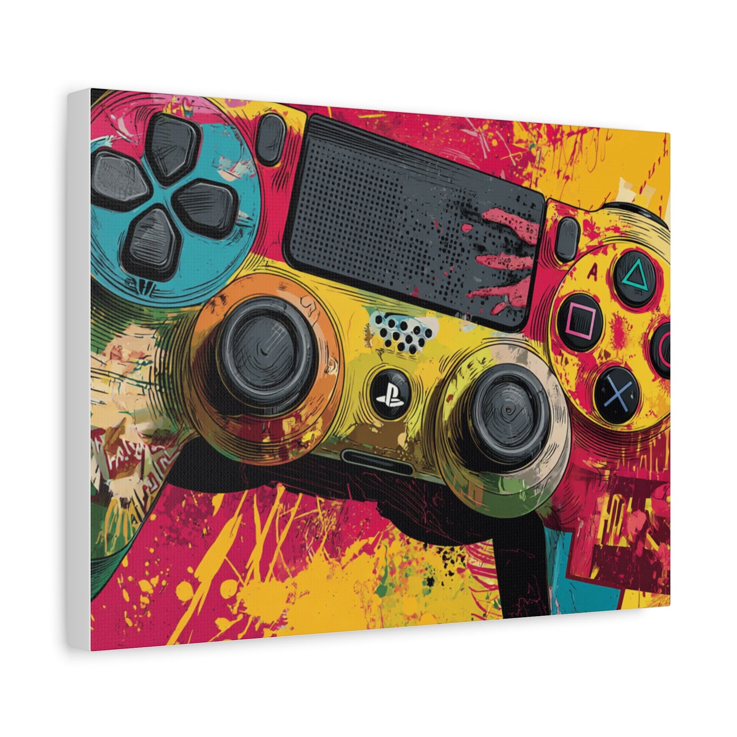 Colorful Gaming Canvas Wall Art
