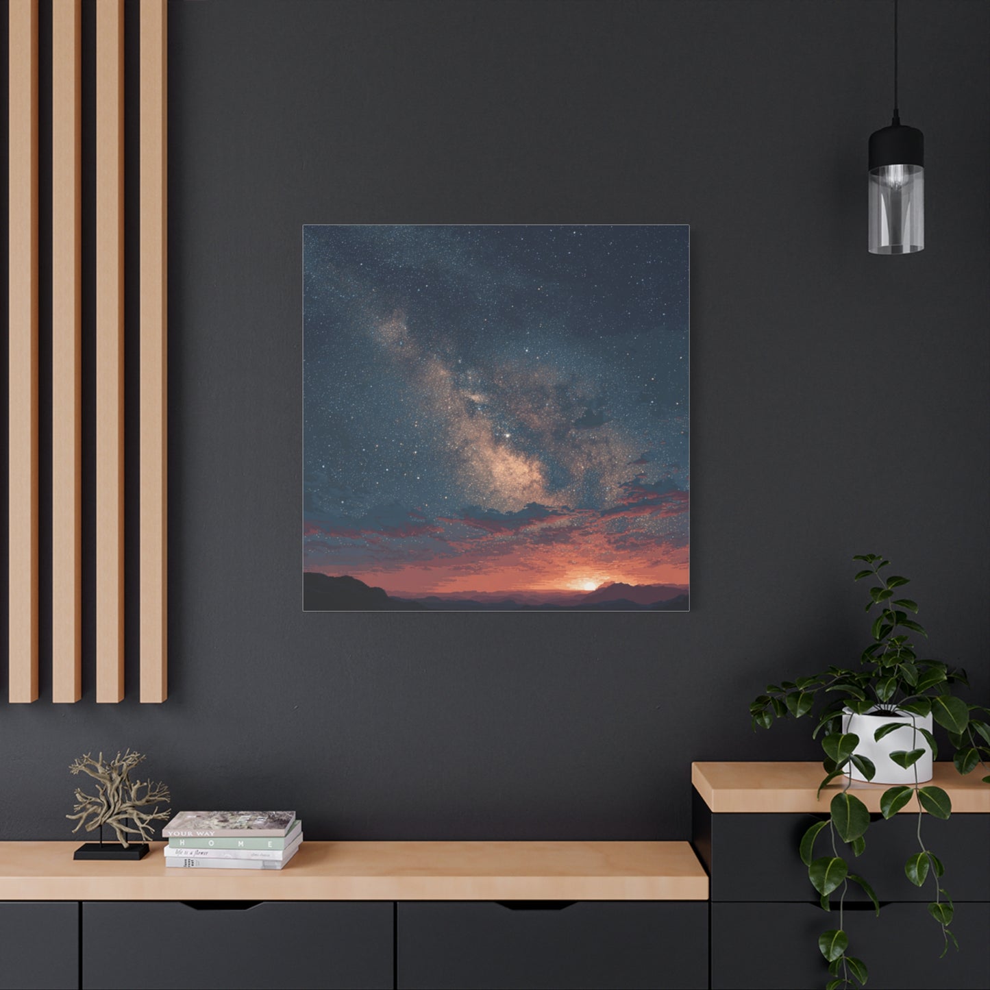 Celestial Canvas Art, Starry Night Decor, Universe Wall Art, Galaxy Home Decor, Space Lovers Gift, Inspirational Wall Decor