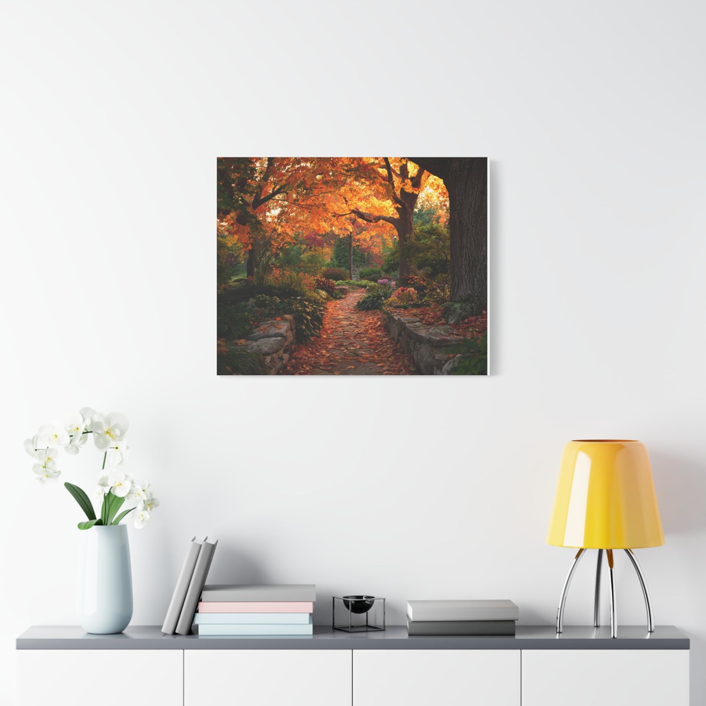 Autumn Pathway Canvas Wall Art