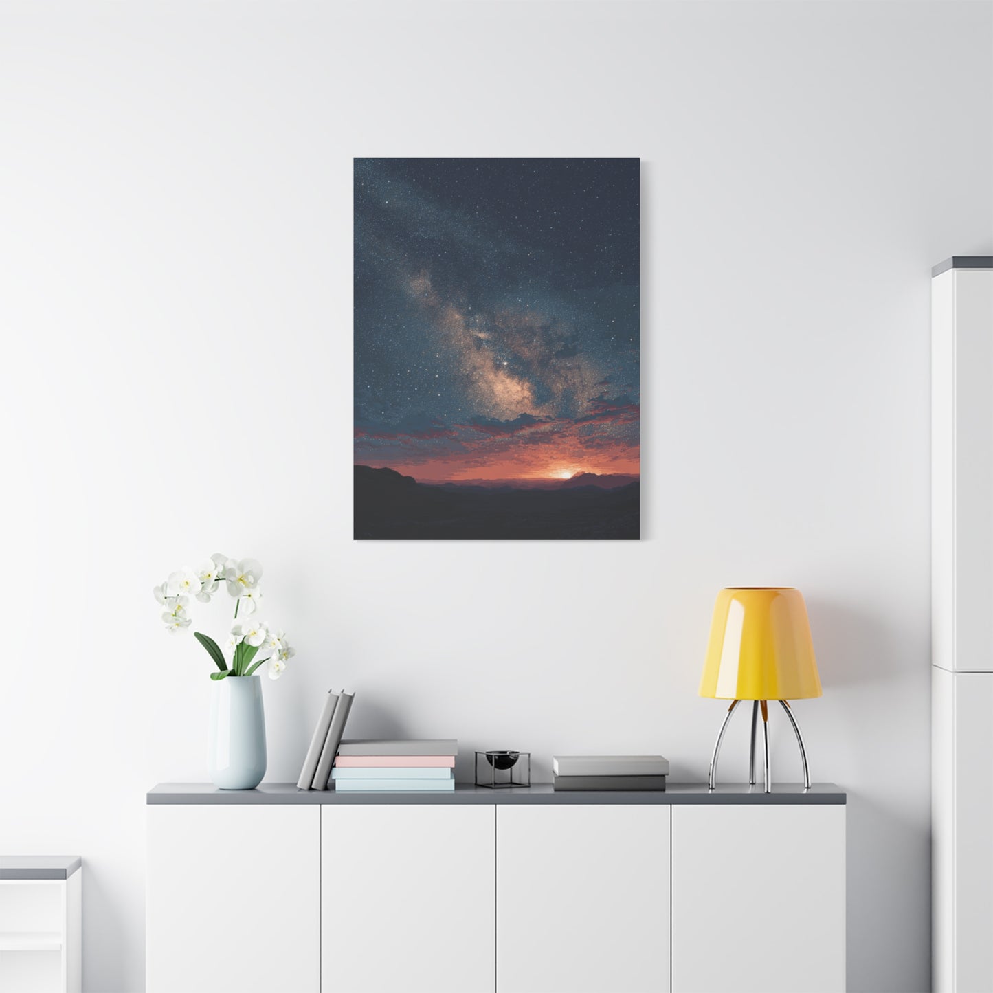 Celestial Canvas Art, Starry Night Decor, Universe Wall Art, Galaxy Home Decor, Space Lovers Gift, Inspirational Wall Decor