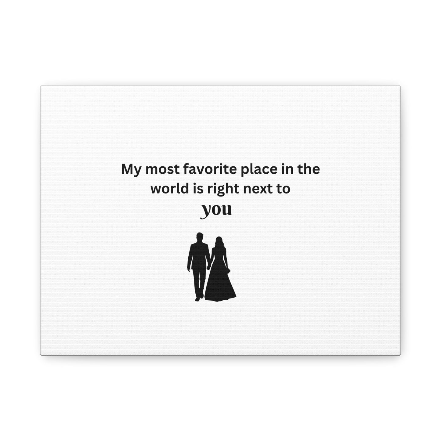 Romantic Wall Art, Perfect for Couples' Home Decor, Anniversary Gift, Relationship Gift, Love Quote Canvas