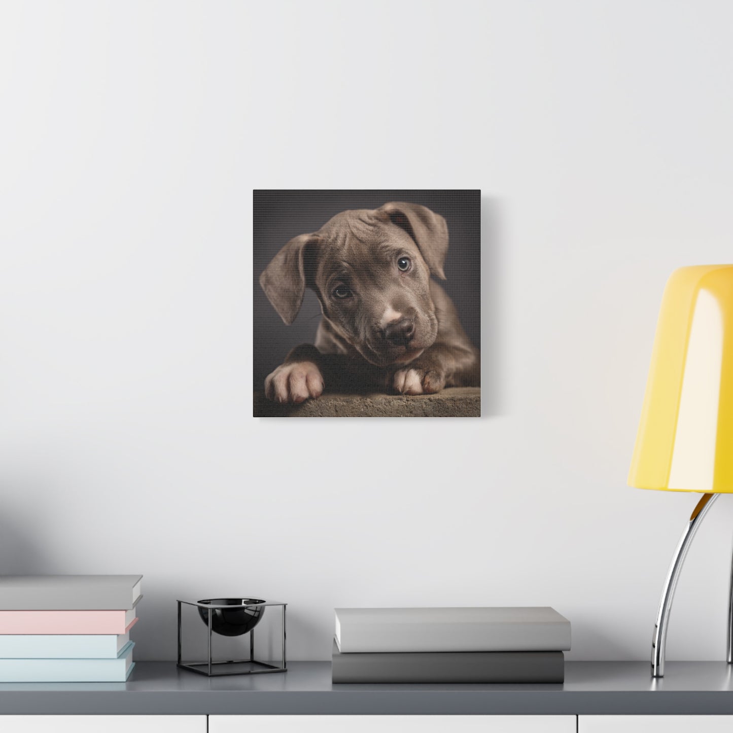 Puppy Portrait Canvas Art