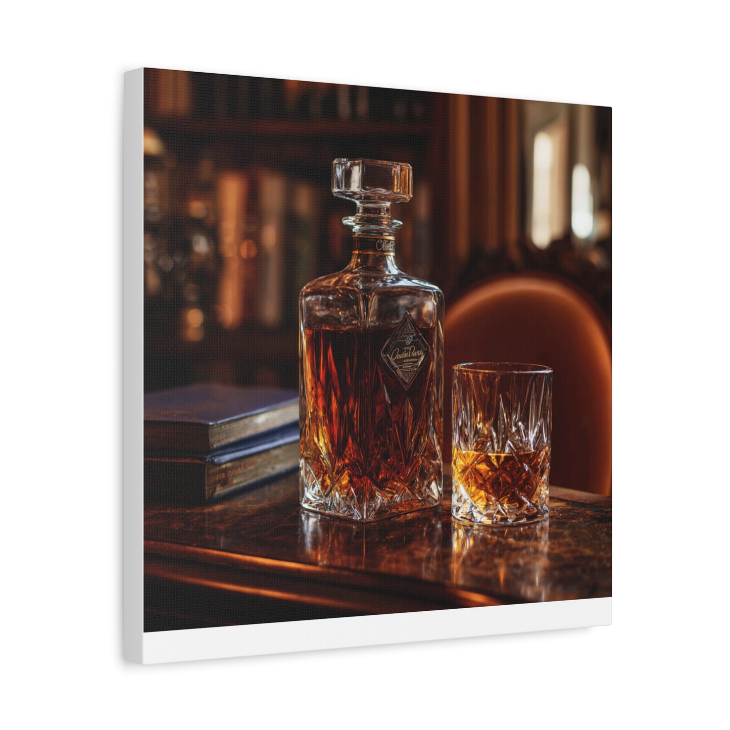 Elegant Whiskey Art Canvas