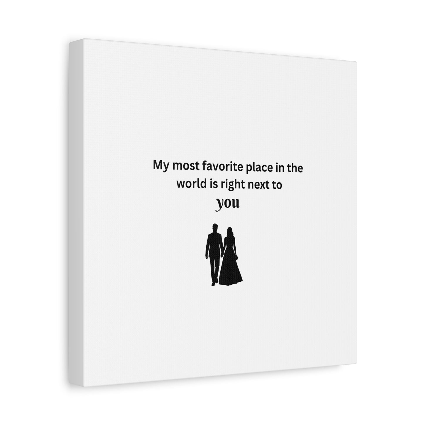 Romantic Wall Art, Perfect for Couples' Home Decor, Anniversary Gift, Relationship Gift, Love Quote Canvas