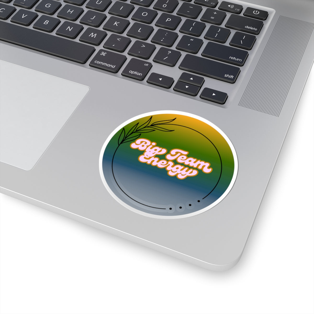 Big Team Energy Kiss-Cut Stickers | Motivational Decals for Team Spirit, Office Decor, and Celebrations
