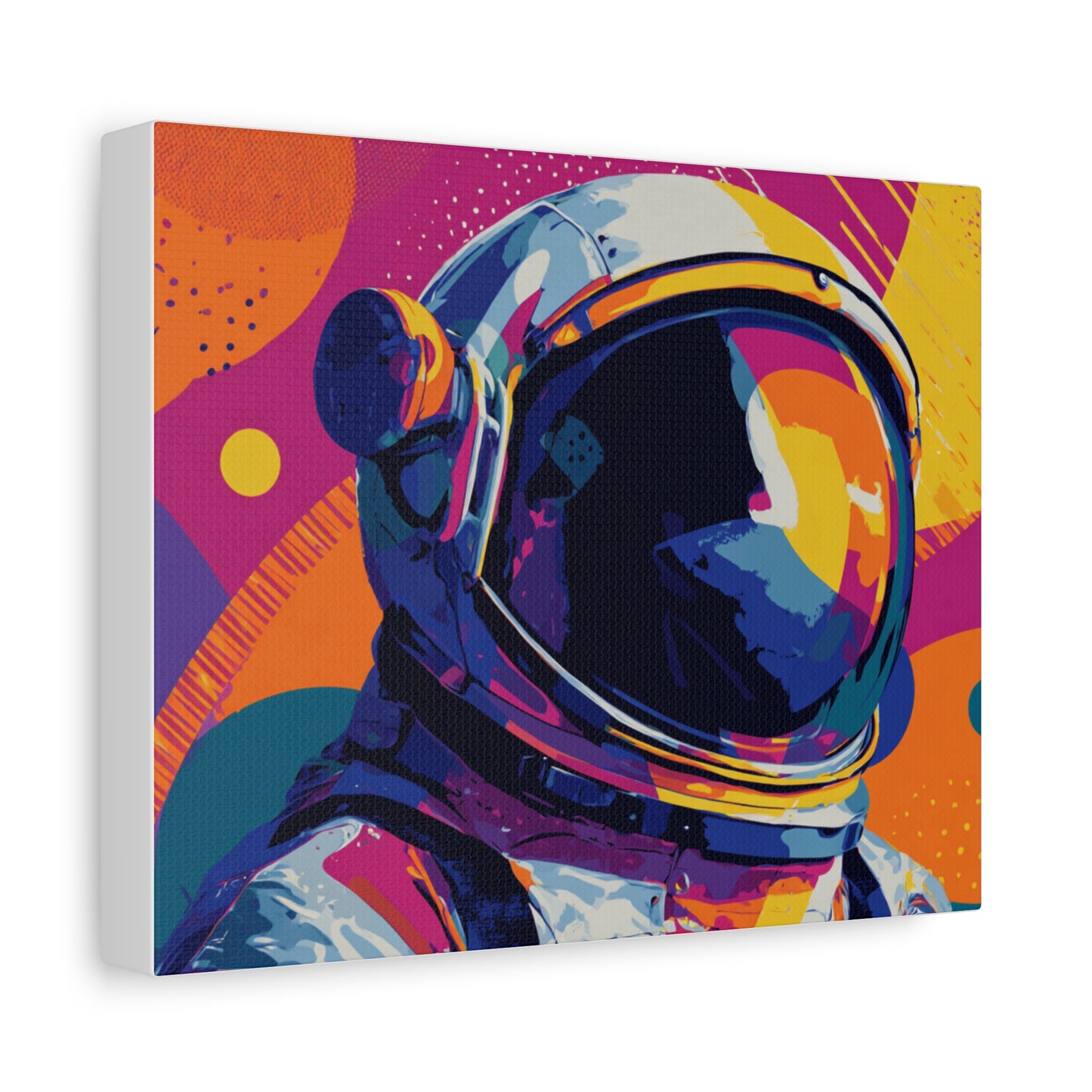 Canvas Print - Vibrant Astronaut Pop Art