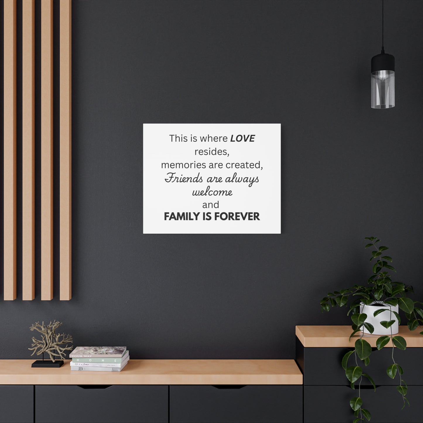 Love Family Canvas Artwork