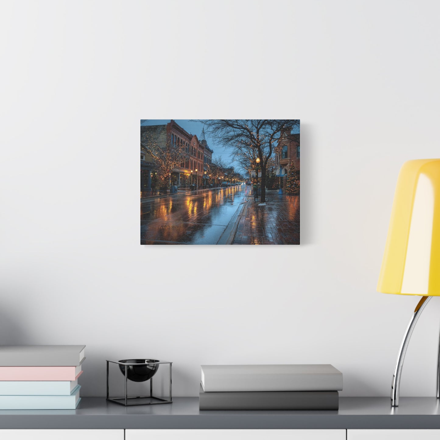 Canvas Print Winter Scene Holland Michigan Christmas