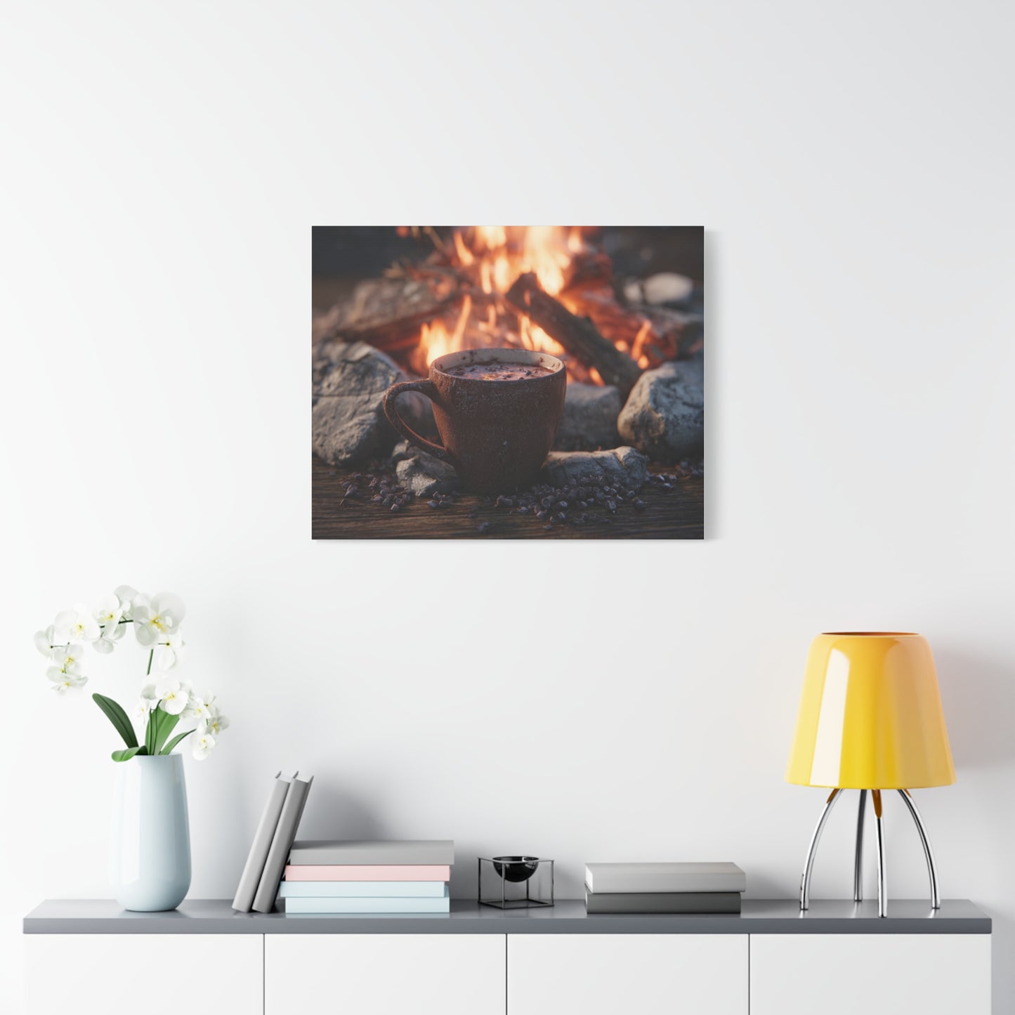 Cozy Campfire Canvas Print