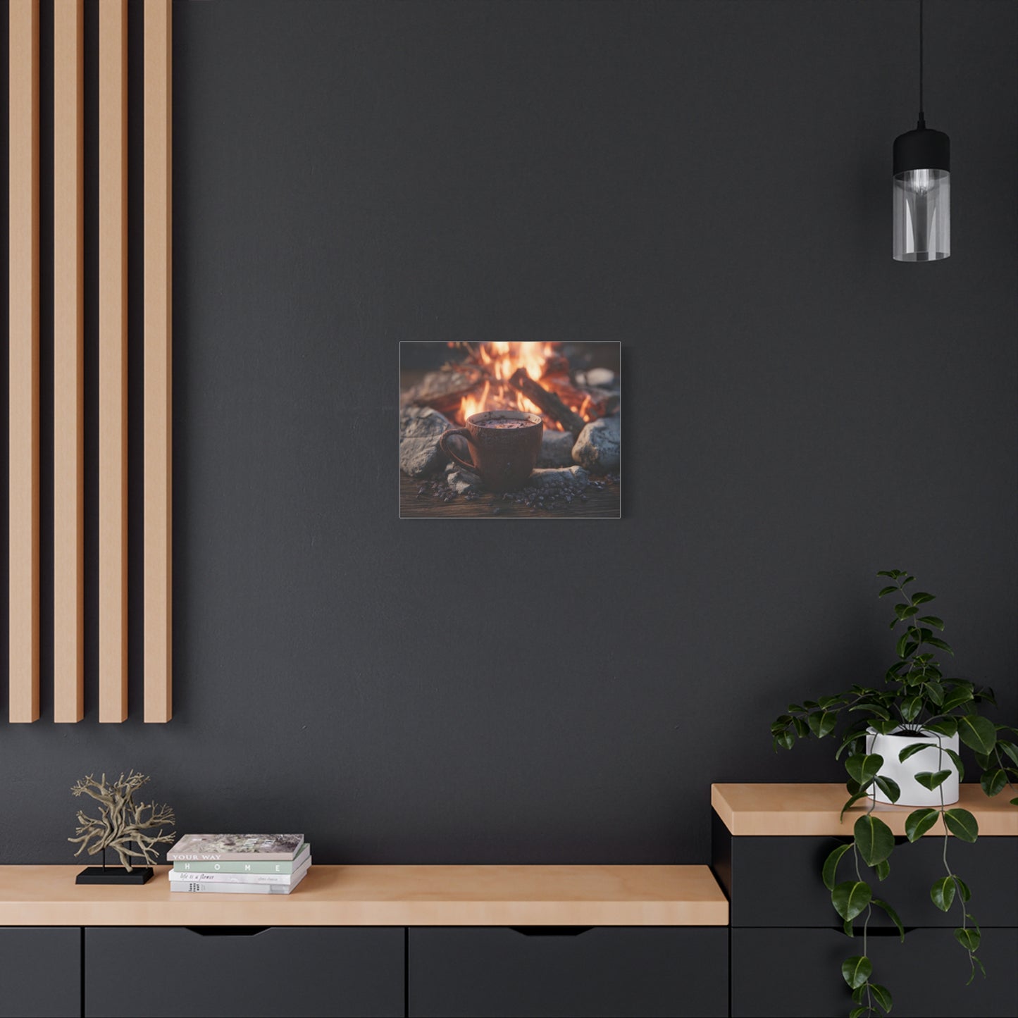 Cozy Campfire Canvas Print