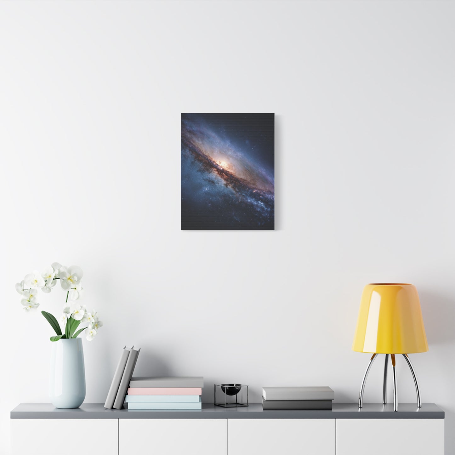 Galaxy Wall Art, Stretched Canvas Print, Cosmic Decor, Space Art, Home Gallery