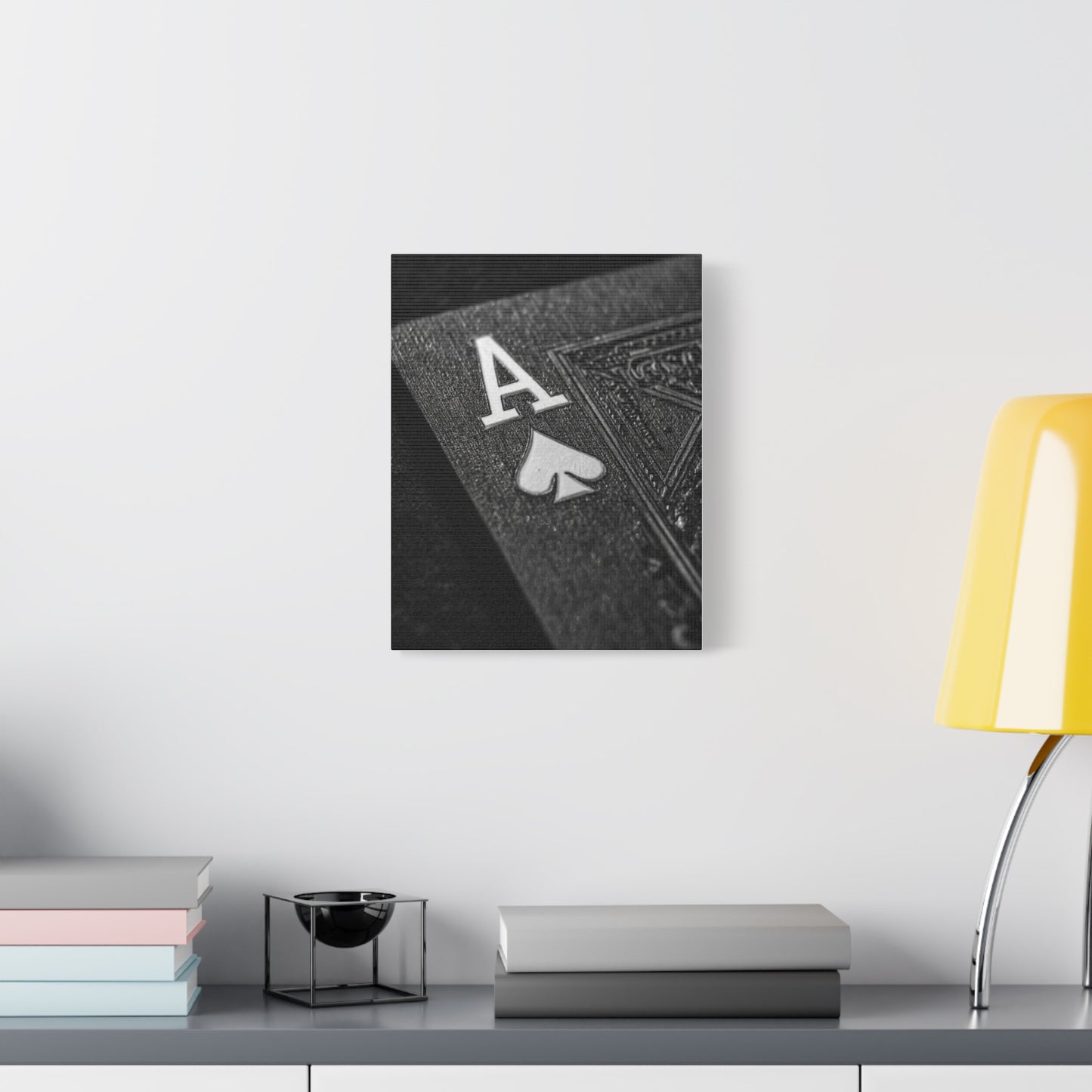 Black Ace Canvas Art