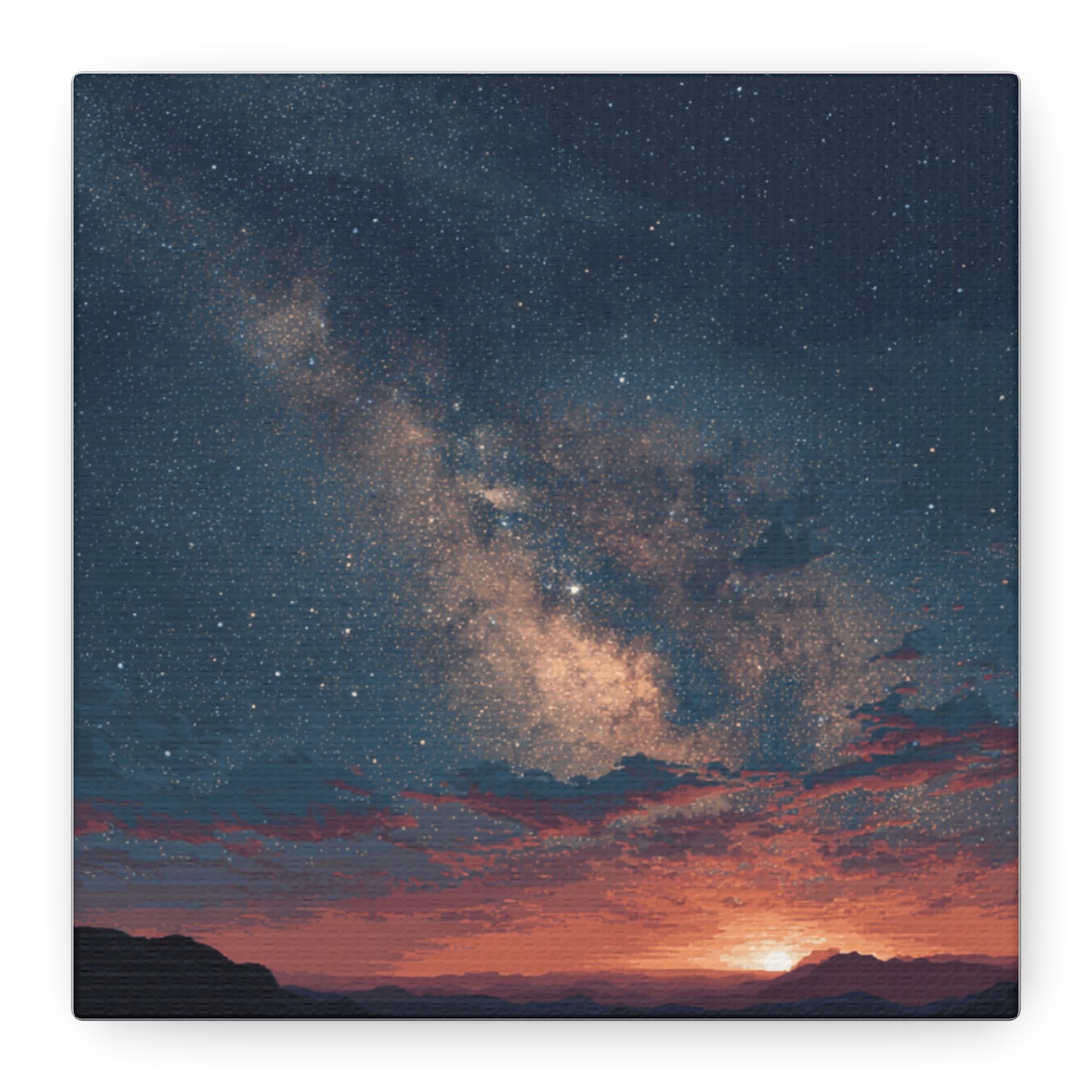 Celestial Canvas Art, Starry Night Decor, Universe Wall Art, Galaxy Home Decor, Space Lovers Gift, Inspirational Wall Decor