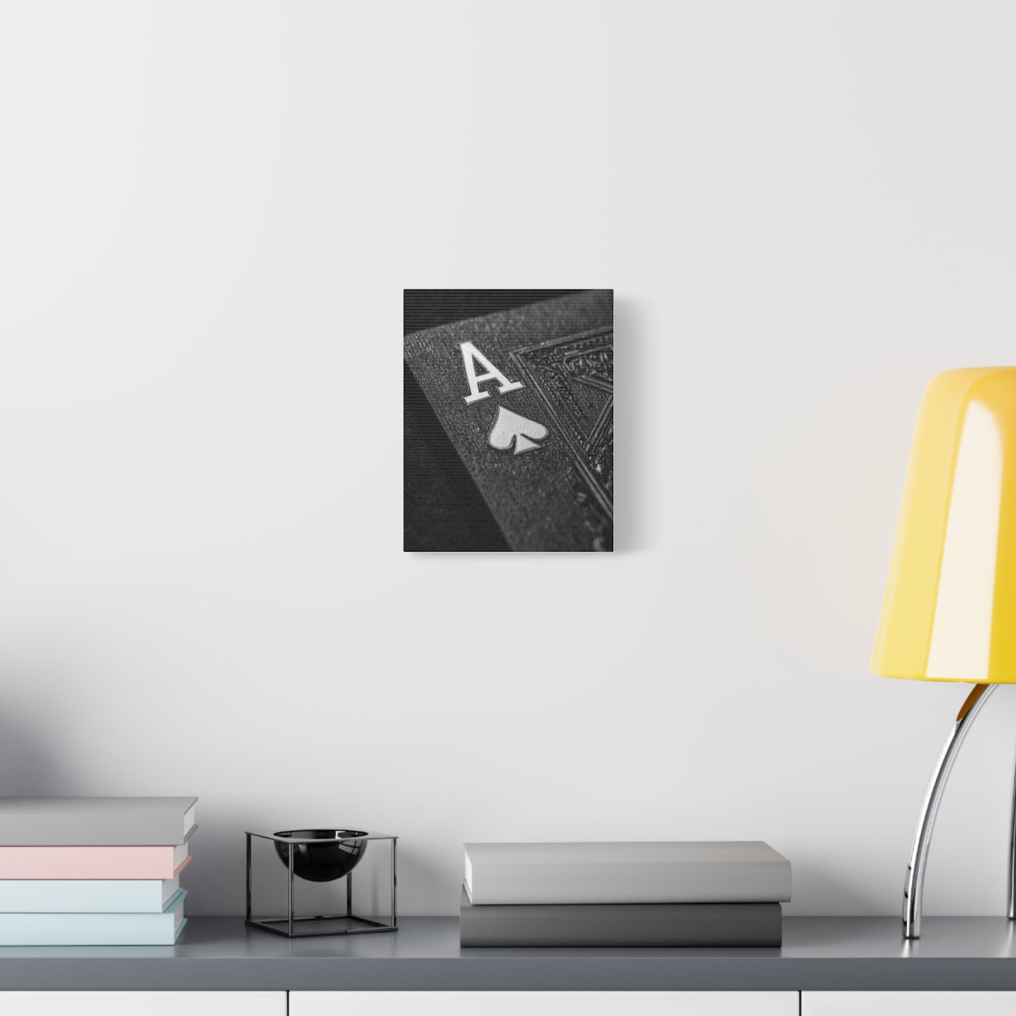 Black Ace Canvas Art