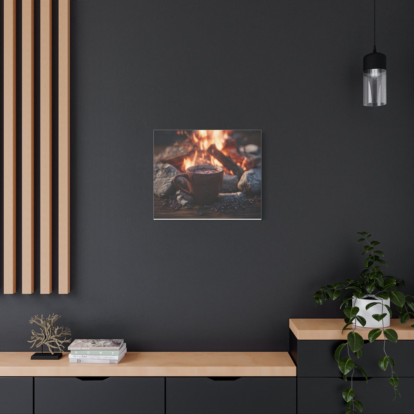 Cozy Campfire Canvas Print