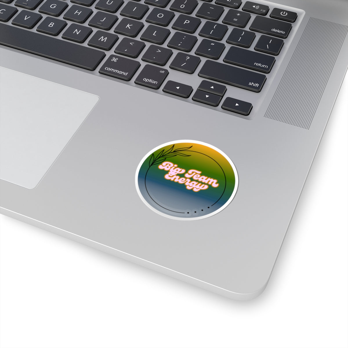 Big Team Energy Kiss-Cut Stickers | Motivational Decals for Team Spirit, Office Decor, and Celebrations