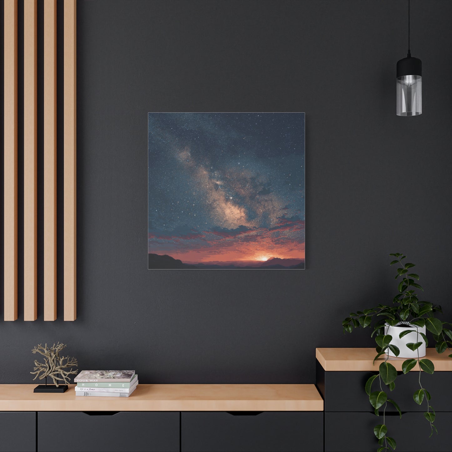 Celestial Canvas Art, Starry Night Decor, Universe Wall Art, Galaxy Home Decor, Space Lovers Gift, Inspirational Wall Decor