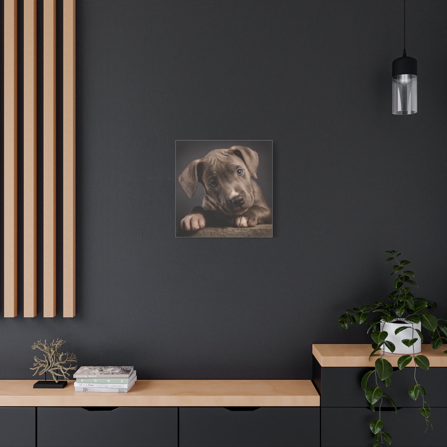 Puppy Portrait Canvas Art