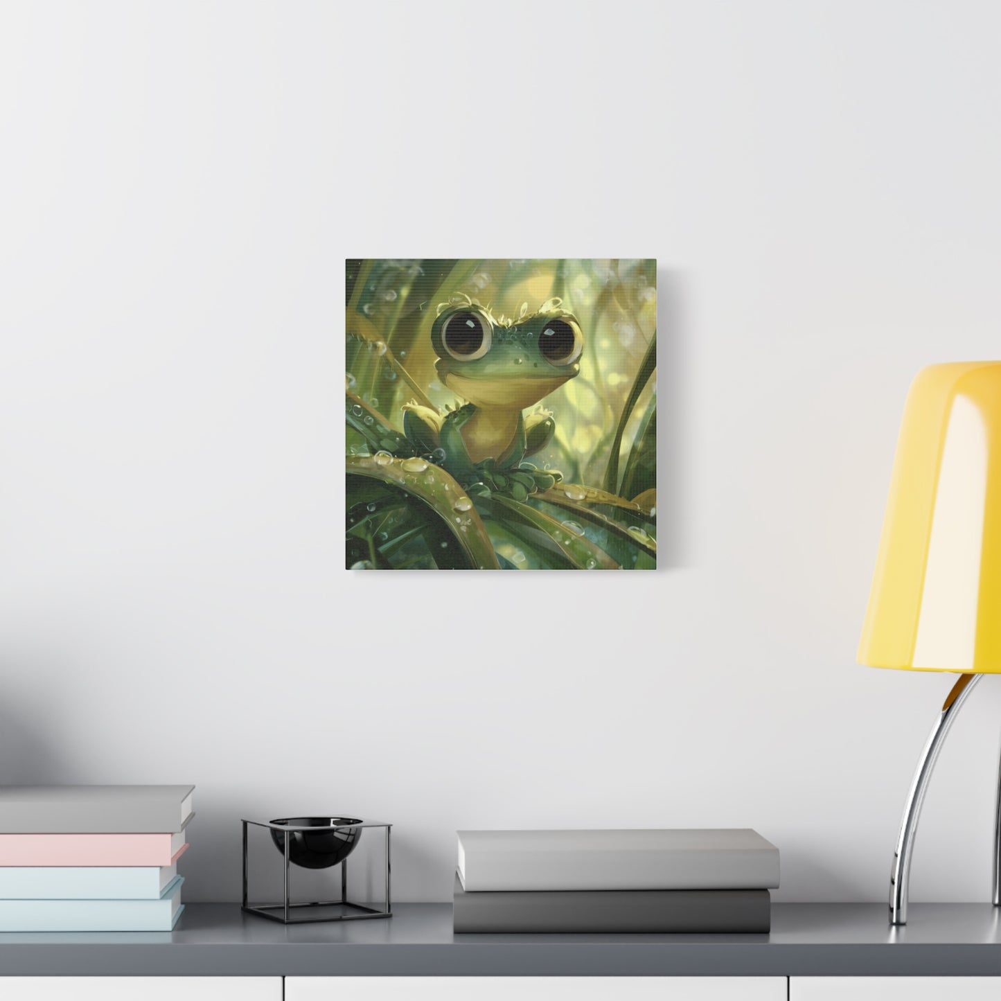 Whimsical Frog Wall Art Print, Nature Decor, Kids Room, Animal Lover Gift, Playful Home Decor, Nursery Wall Art