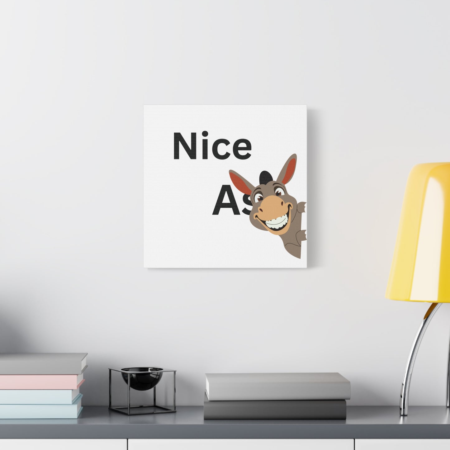 Funny bathroom Canvas Art Print