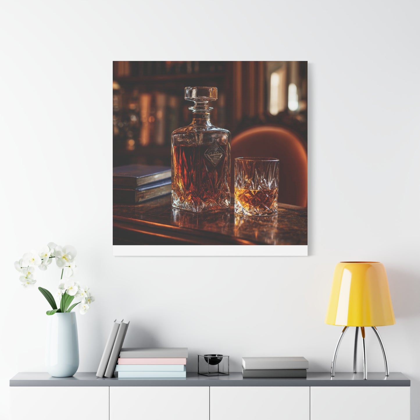 Elegant Whiskey Art Canvas