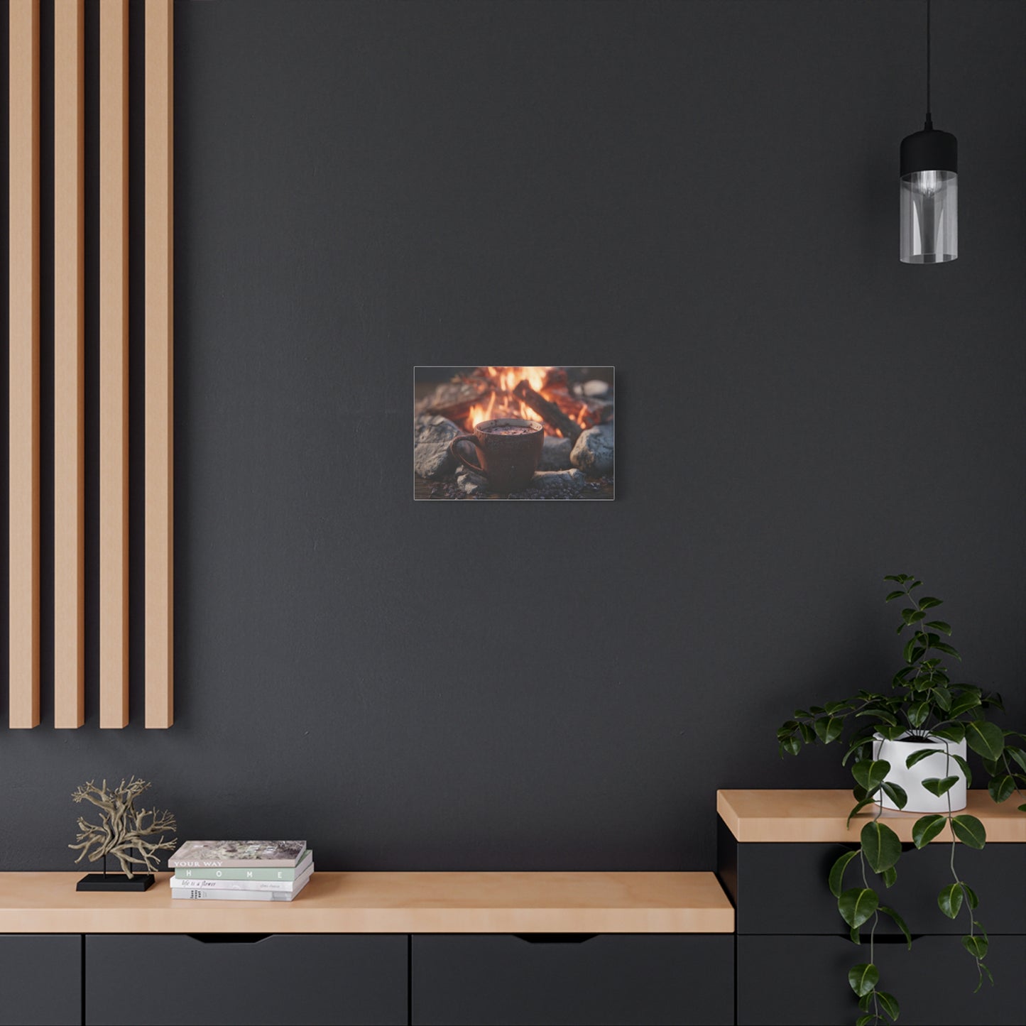 Cozy Campfire Canvas Print