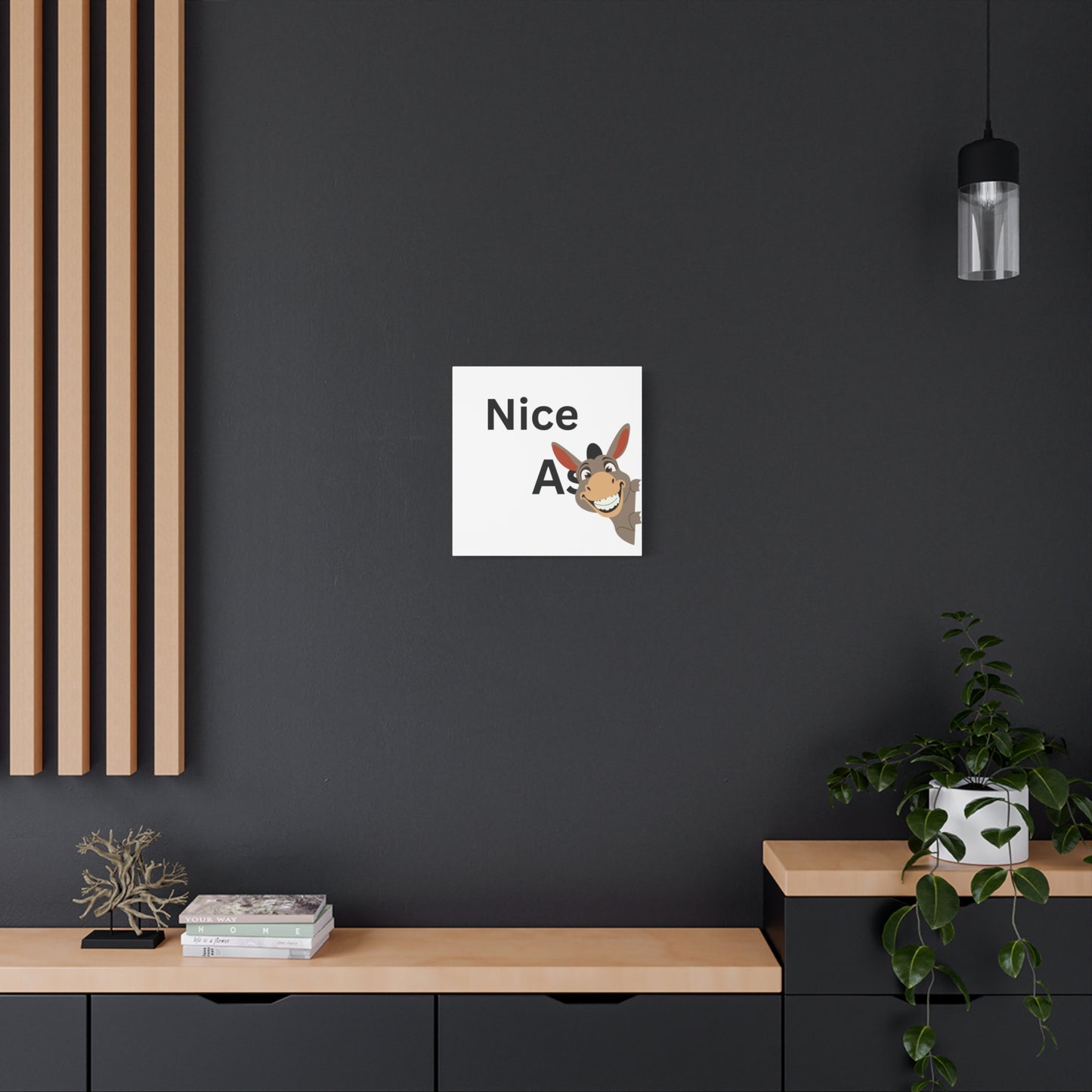 Funny bathroom Canvas Art Print