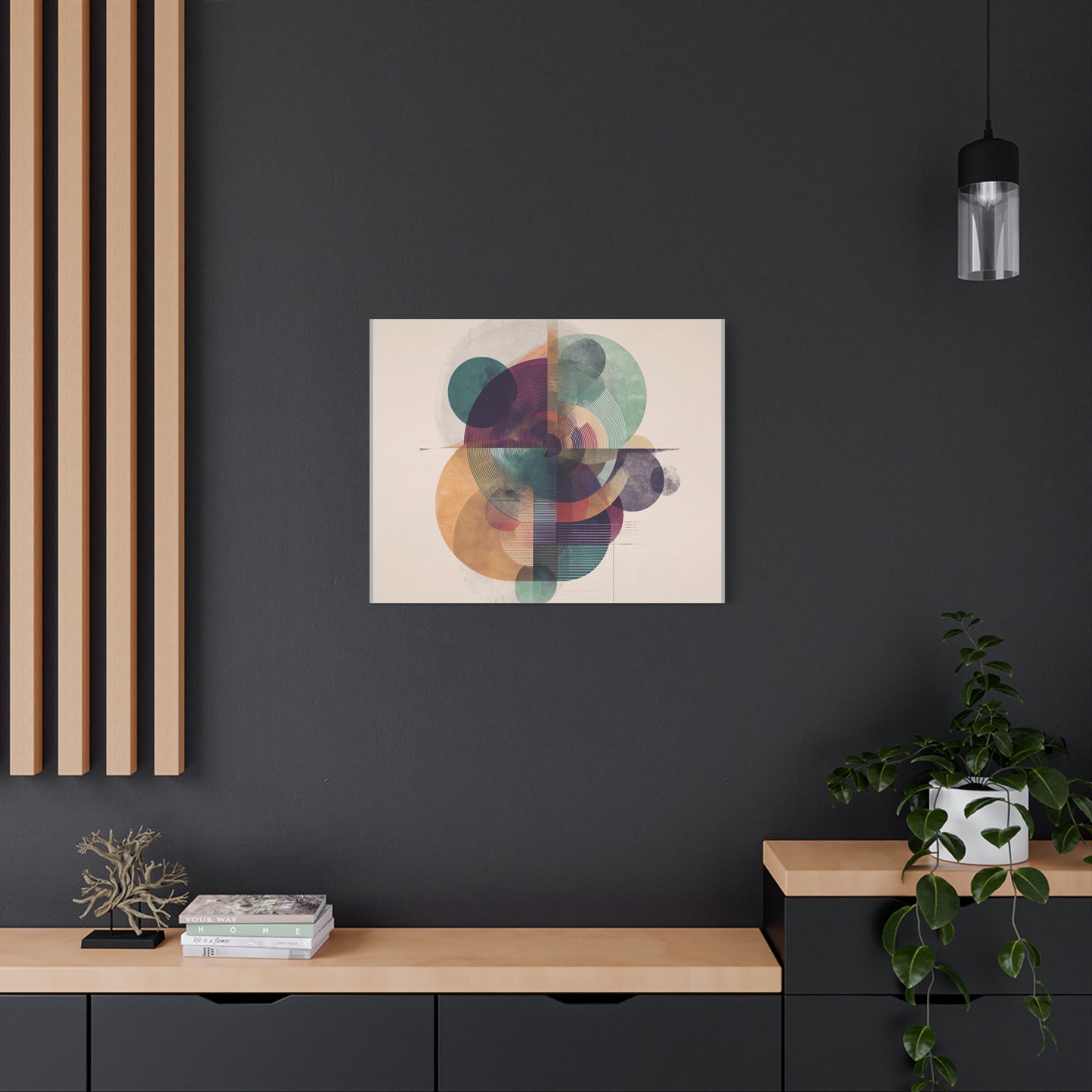 Abstract Geometric Wall Art Canvas