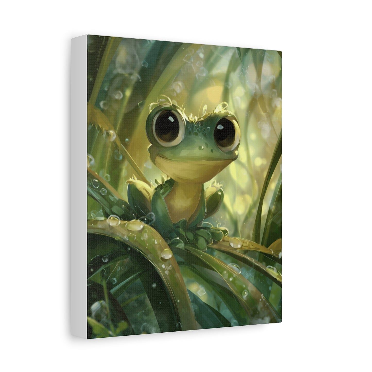Whimsical Frog Wall Art Print, Nature Decor, Kids Room, Animal Lover Gift, Playful Home Decor, Nursery Wall Art