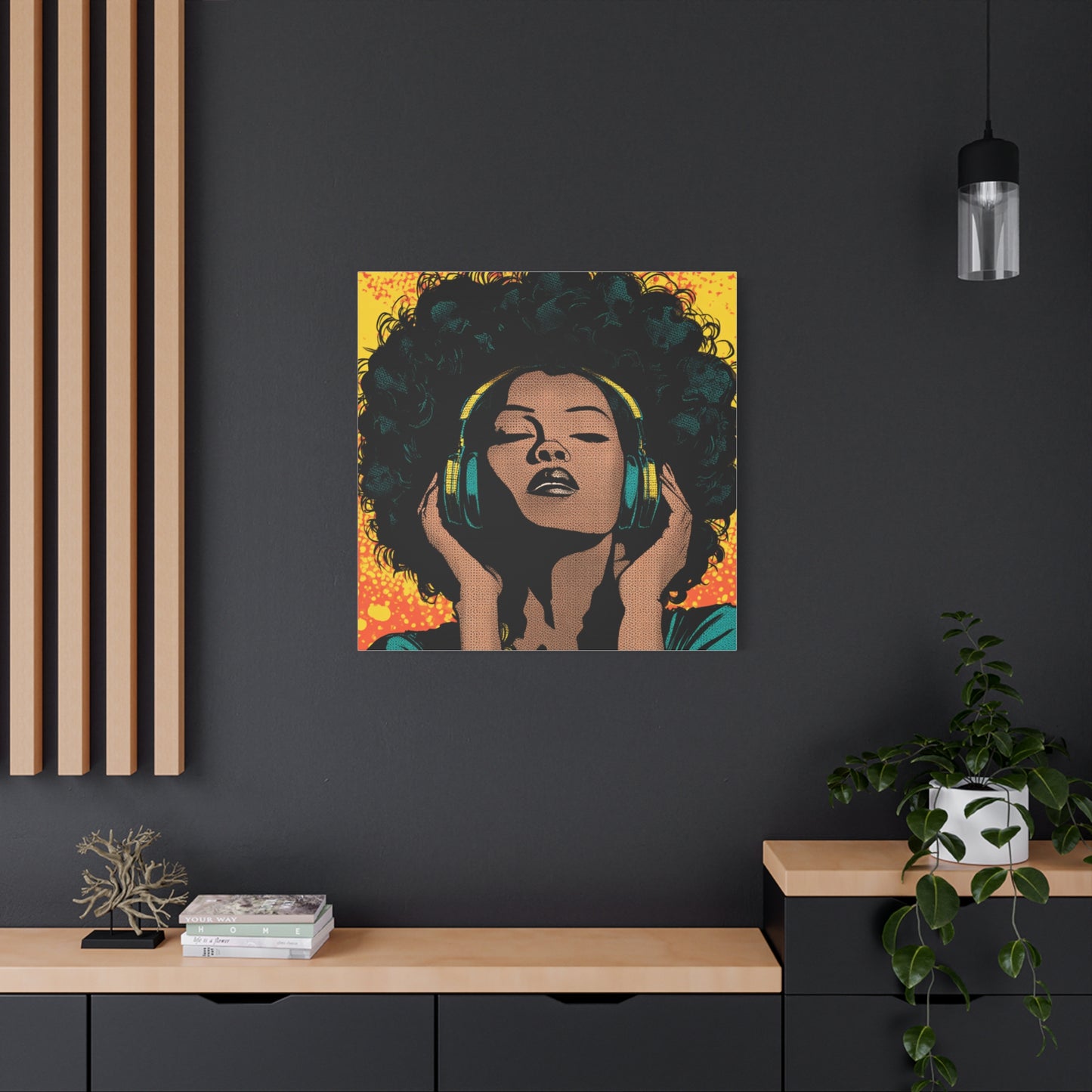 Vibrant Canvas, Music Lover