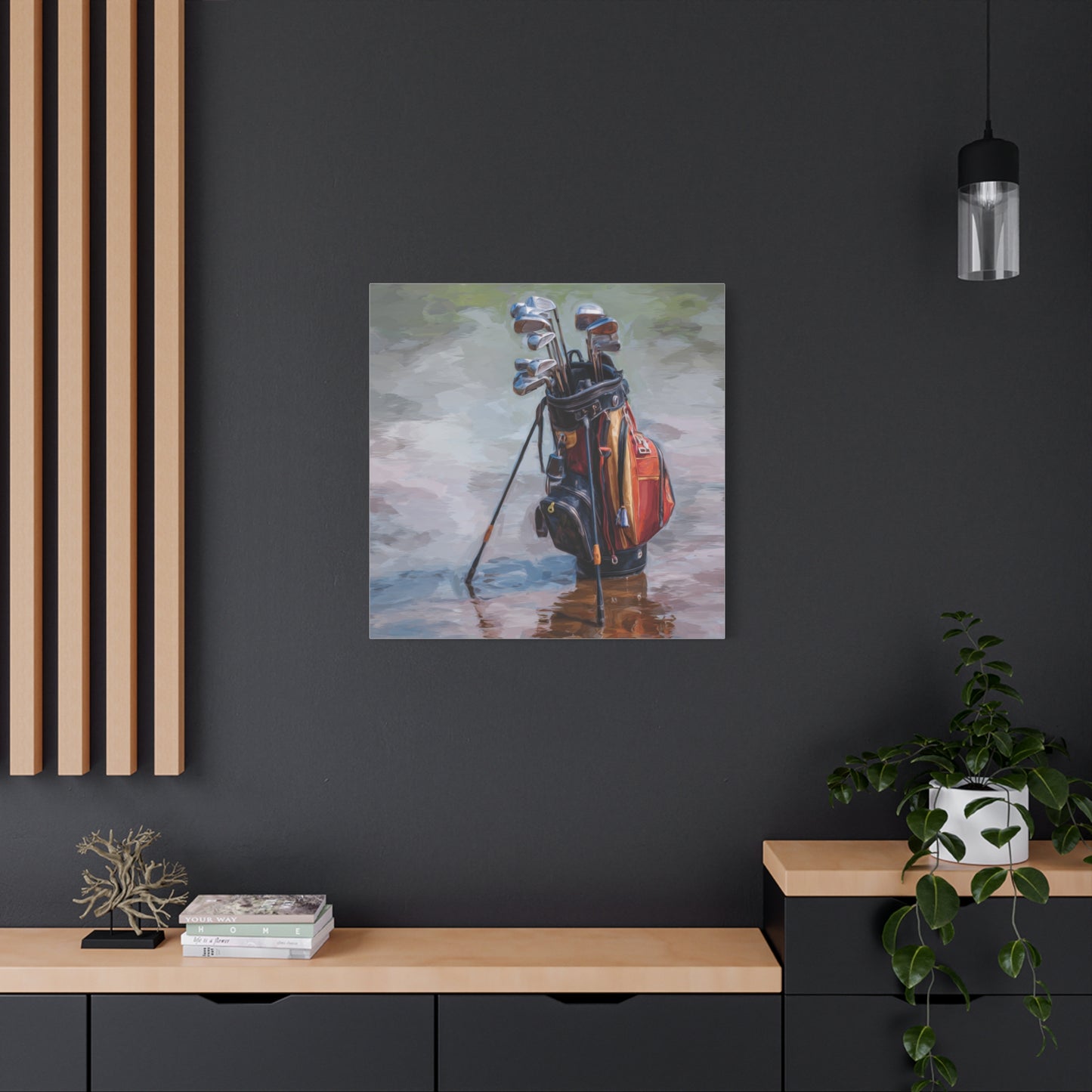 Golf Bag Canvas Art