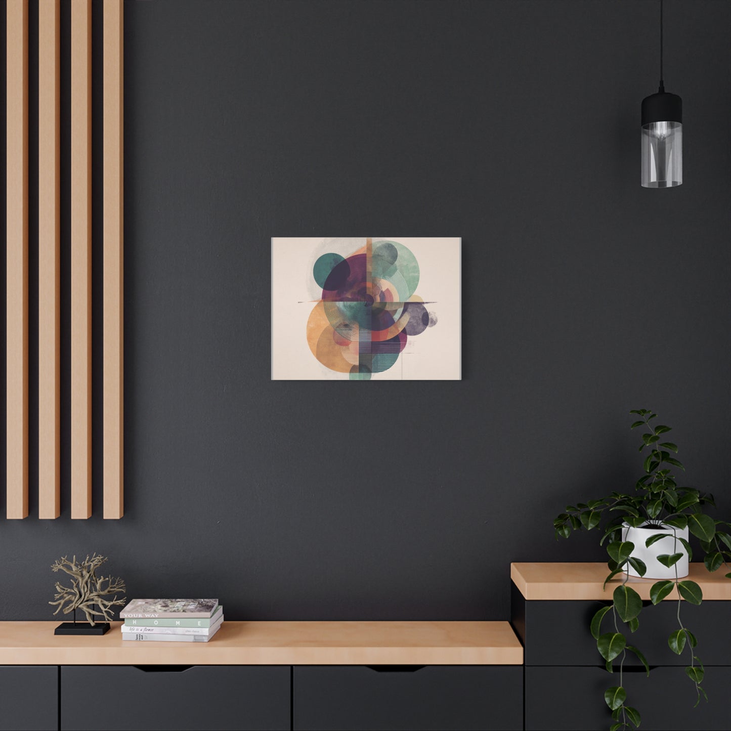 Abstract Geometric Wall Art Canvas