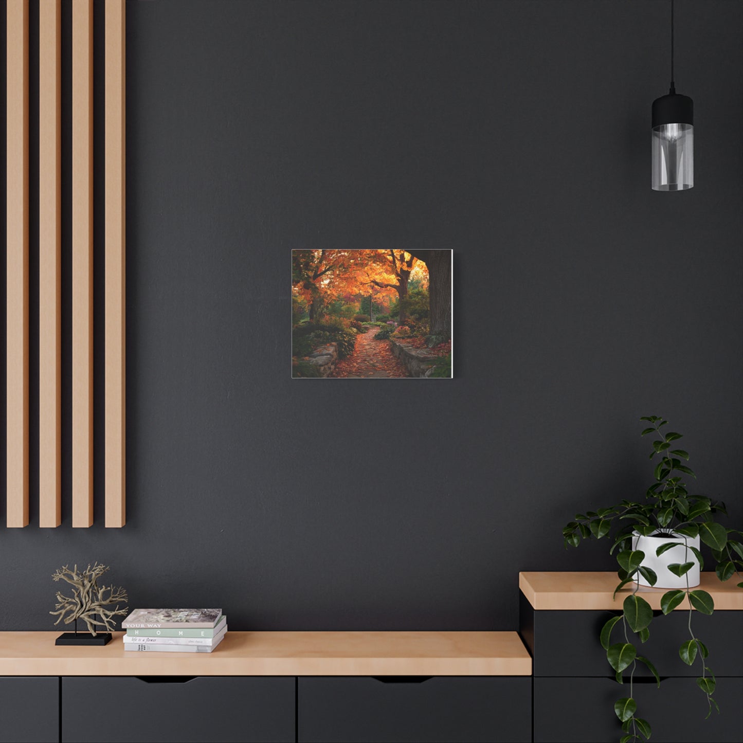 Autumn Pathway Canvas Wall Art