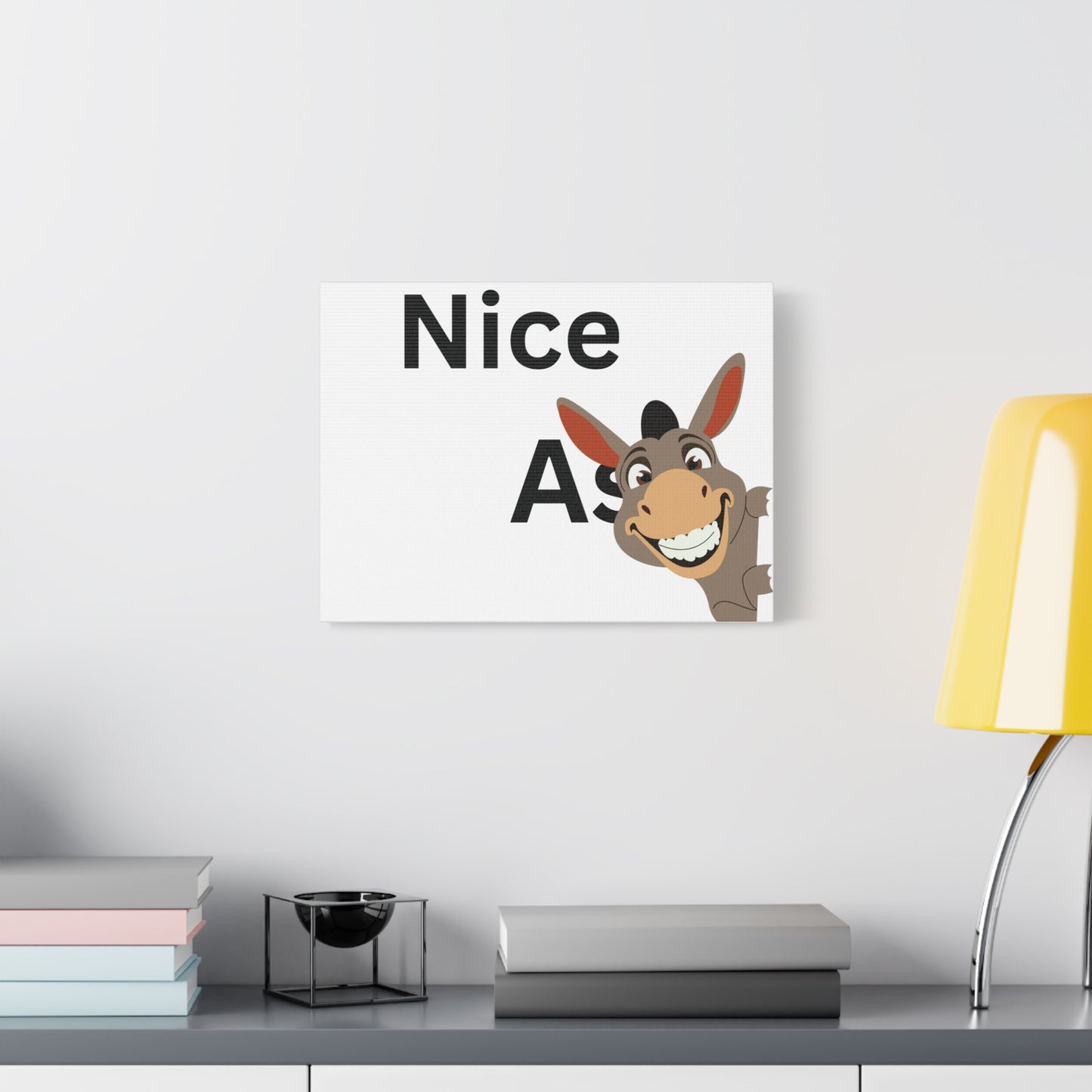 Funny bathroom Canvas Art Print