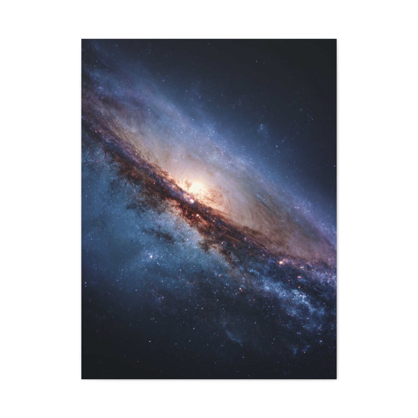 Galaxy Wall Art, Stretched Canvas Print, Cosmic Decor, Space Art, Home Gallery