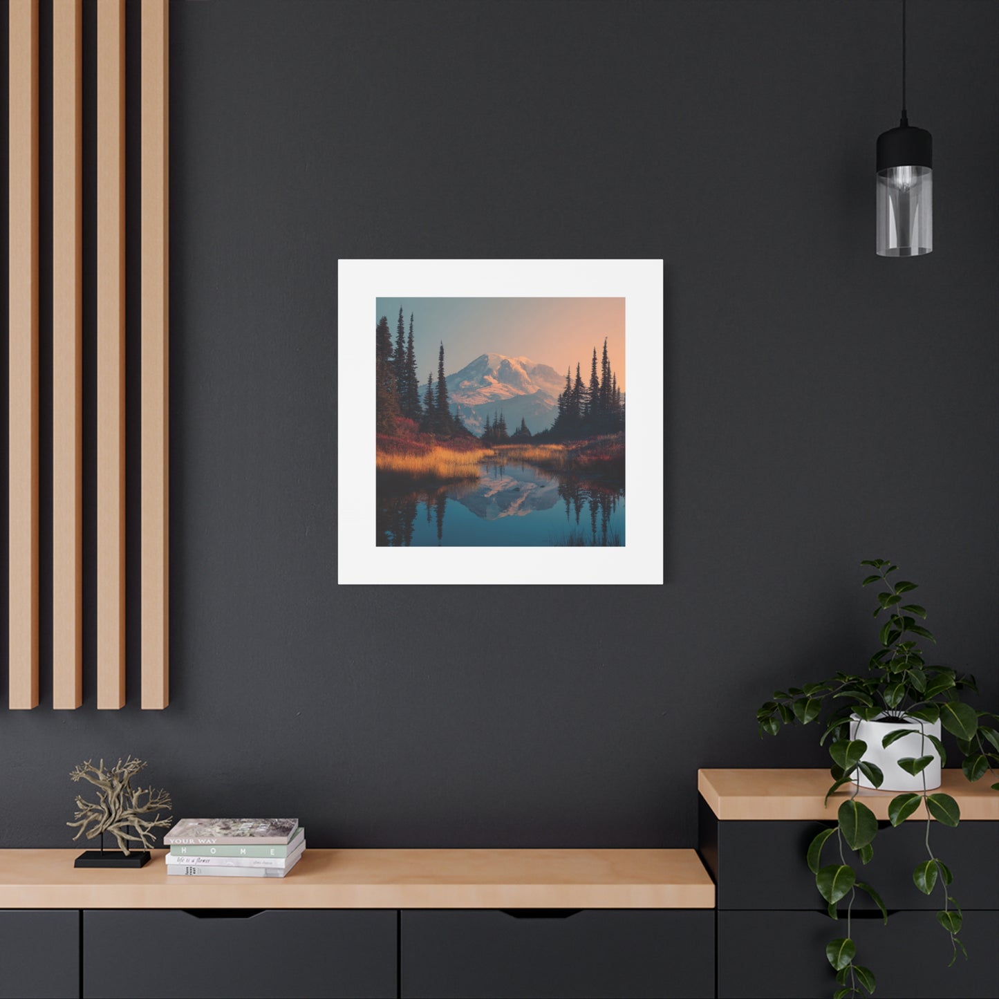 Scenic Mountain Canvas Wall Art, Landscape Decor, Nature Print, Home Decor, Gift for Nature Lovers, Outdoor Wall Art