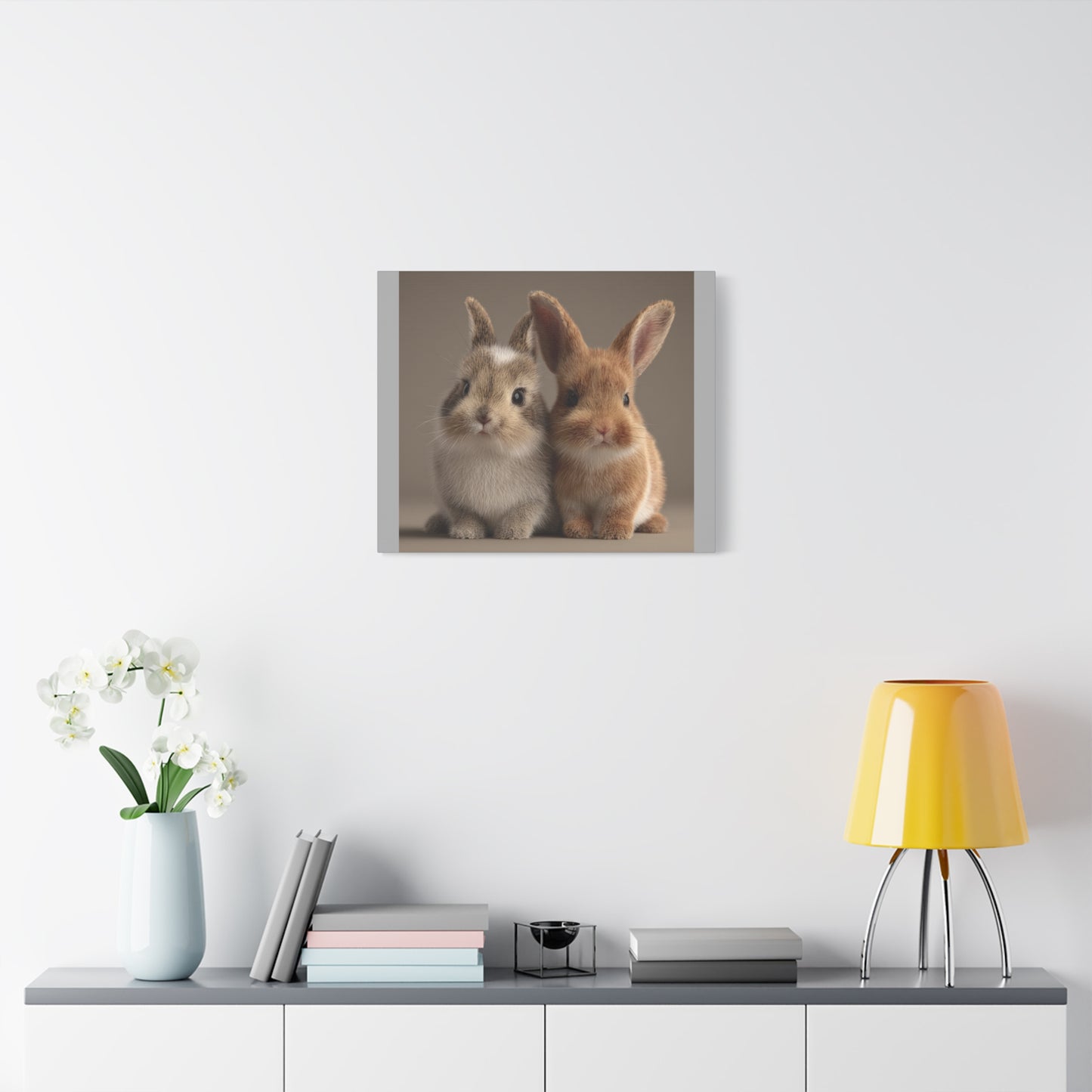 Canvas Print Baby Bunnies