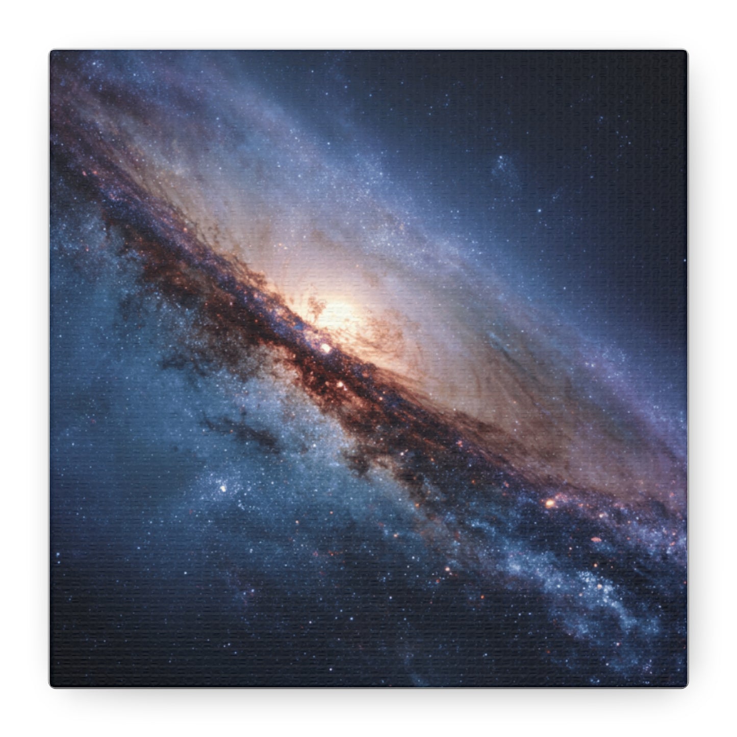 Galaxy Wall Art, Stretched Canvas Print, Cosmic Decor, Space Art, Home Gallery