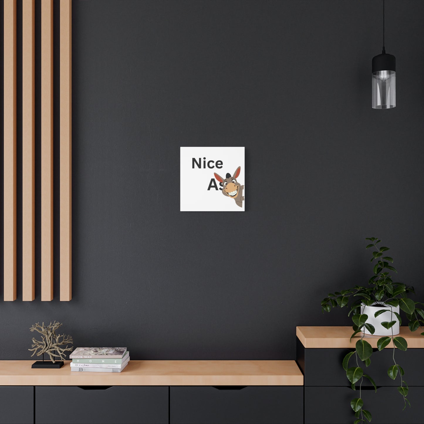 Funny bathroom Canvas Art Print