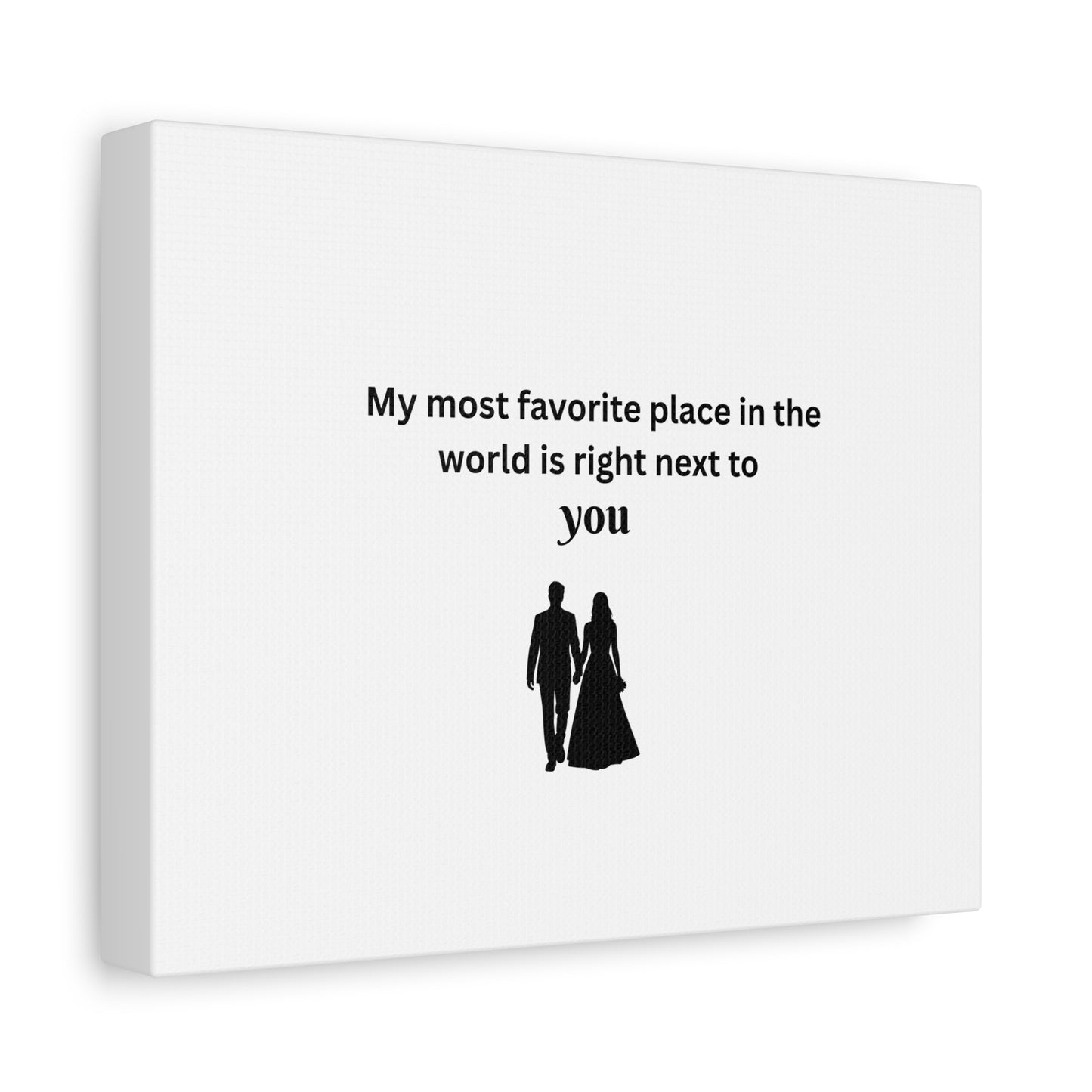 Romantic Wall Art, Perfect for Couples' Home Decor, Anniversary Gift, Relationship Gift, Love Quote Canvas