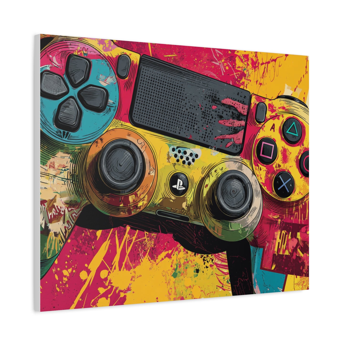 Colorful Gaming Canvas Wall Art