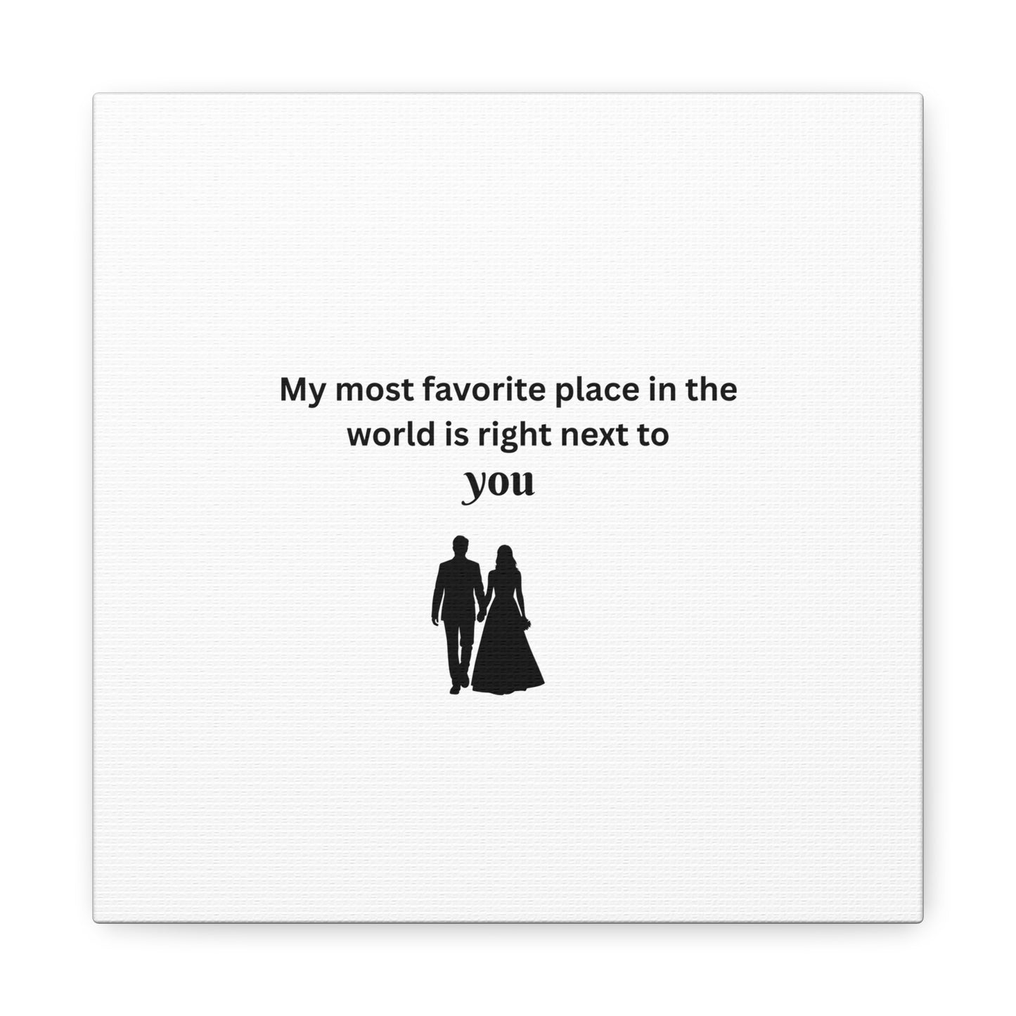 Romantic Wall Art, Perfect for Couples' Home Decor, Anniversary Gift, Relationship Gift, Love Quote Canvas